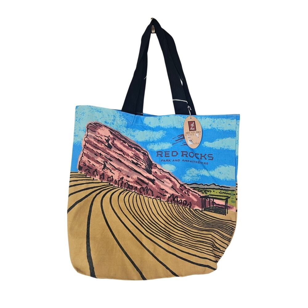 NEW Red Rocks Amphitheatre Tote Bag Art Studio Company Colorado Gorpcore